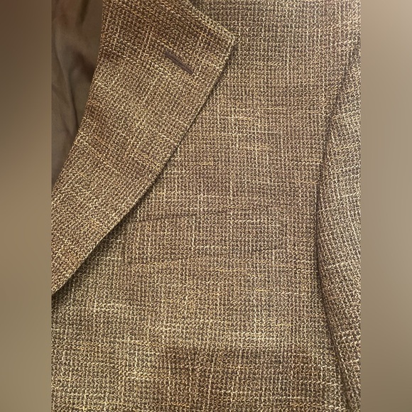 Pronto Uomo Calvino Vitale Men’s Dress Jacket Made in Italy Wool Cotton Size 43 - Picture 3 of 10